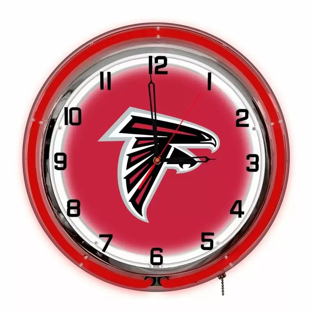 18″ Atlanta Falcons Neon Clock