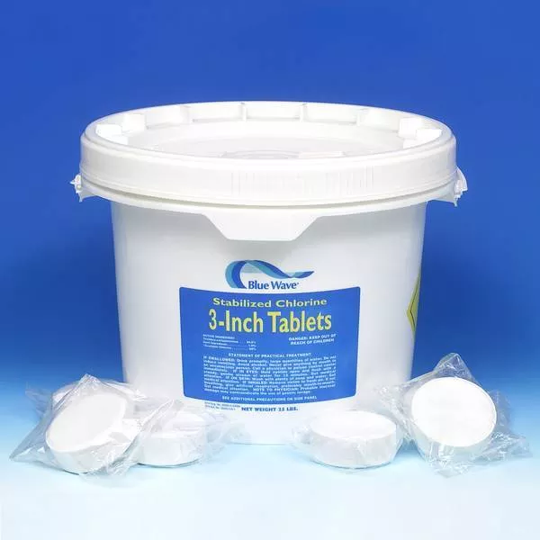3″ Tri-Chlor Chlorine Tablets 100 lb. Pail
