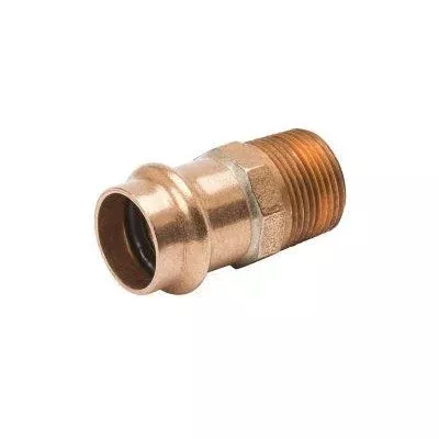 47836 (Parker) | Press Red P X MPT Adapter 1-1/4 x 1 | Press Water Fittings | Adapter | Press x MPT | 1-1/4 x 1
