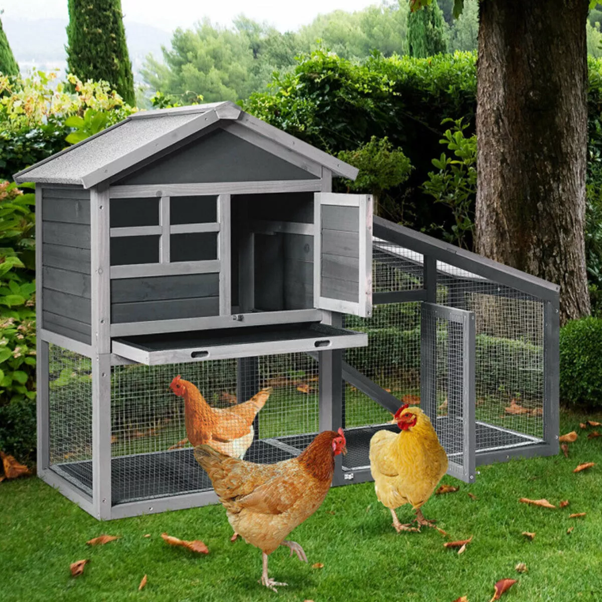 56.5 Wood Small Animal Hutch