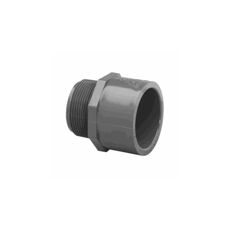 .75″ MPT X SKT MALE ADAPTER SCHEDULE 80 GRAY