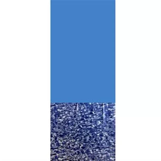 Above-Ground Pool 20 GA. Blue Wall-Swirl Bottom Overlap Vinyl Liner- 16' X 24' OVAL