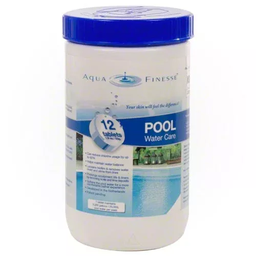 AquaFinesse Pool Water Care Tablets – 12 Tablets