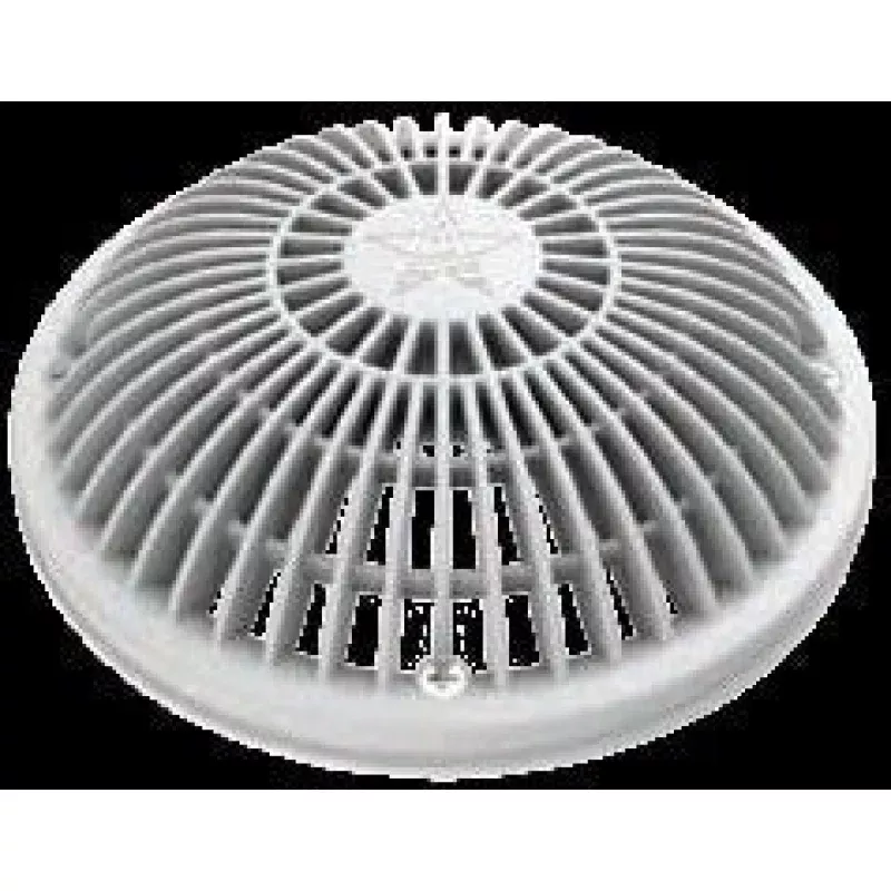AquaStar 8″ Round MoFlow Suction Outlet Cover and Mud Frame, White | 8MF101