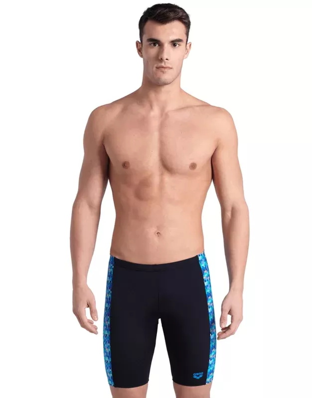 Arena Pooltiles Swim Jammer – Black/Multi