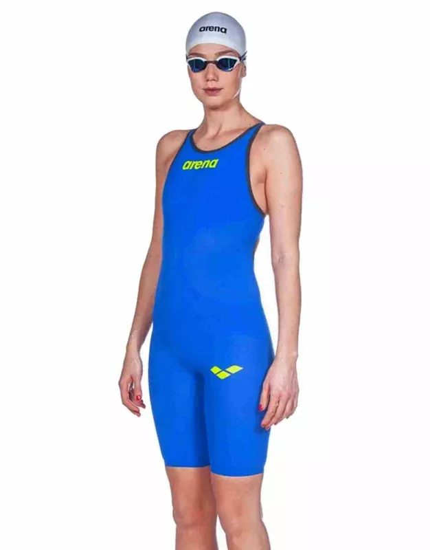 Arena Powerskin Carbon Air 2 Full Body Short Leg – Blue/Grey