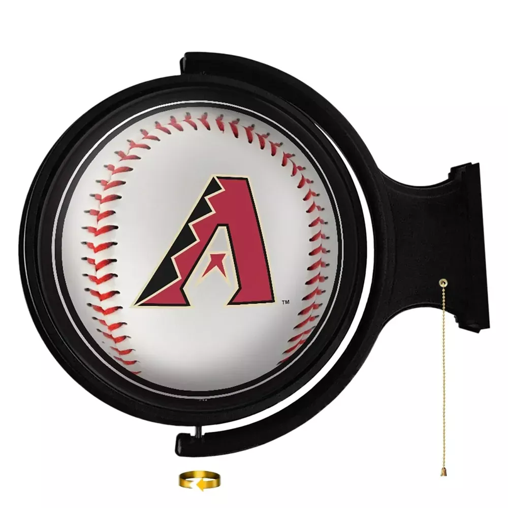 Arizona Diamondbacks: Baseball – Original Round Rotating Lighted Wall Sign