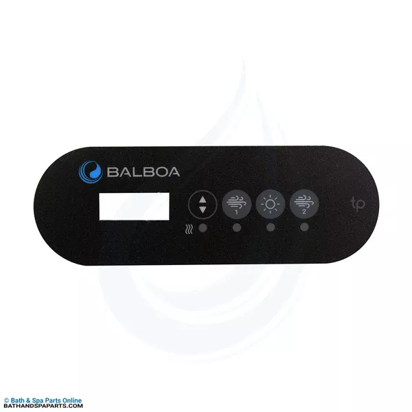 Balboa TP240T Overlay [Temp/Jets/Light, Black] (17679)