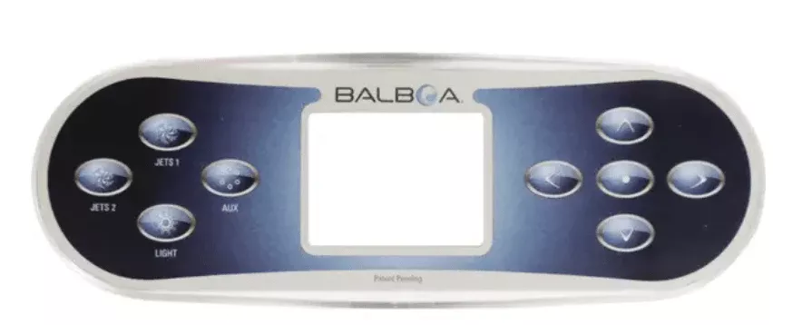 Balboa TP800 4 Button Topside Overlay 80-12512-K