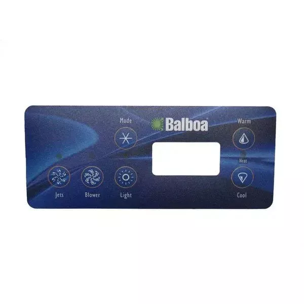 Balboa VL701S 6 Button Topside Overlay 80-10328-K