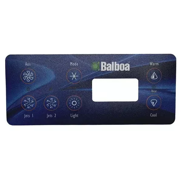 Balboa VL701S 7 Button Topside Overlay 80-11159-K