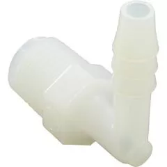 Barb Adapter, 1/4"B X 1/4"Mpt, 90 Degree, Nylon | 63194