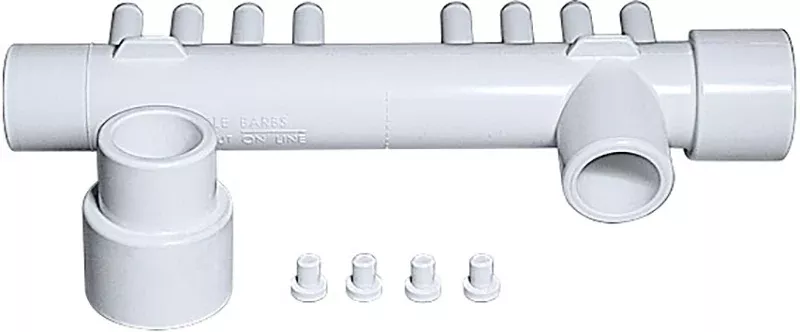 BARB MANIFOLD 1"x1"x3/8"