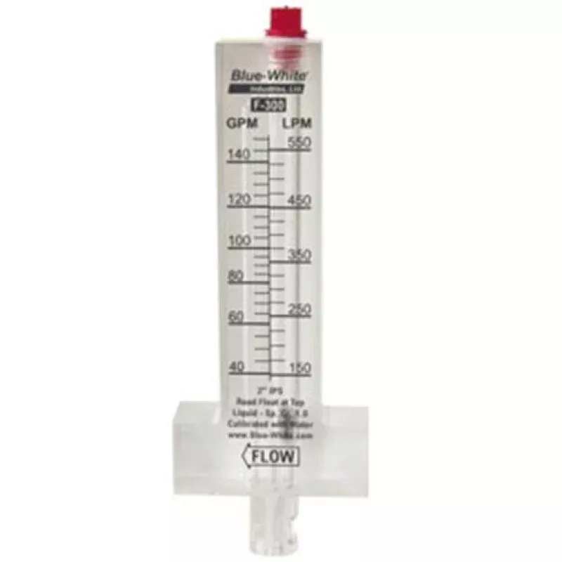 Blue White F-300 Series Flowmeter for 3″ PVC Pipe