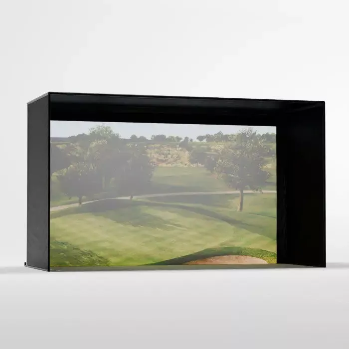 Carl’s Place DIY Golf Simulator Enclosure Kit with Preferred Impact Screen 7.7×13 | Model: gekc2-pd-7-7x13x5