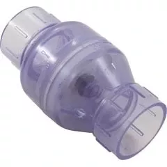 Check Valve, Flo Control 1011, 2″s, 1/2lb, Spring, Water, Clear 1011C20