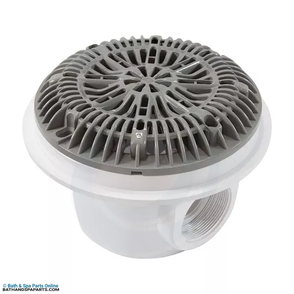 CMP Galaxy Main Drain Assembly [8″, 2″ FPT] [Gray] (25519-001-000)