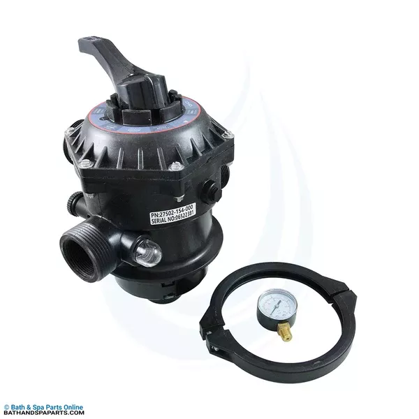 CMP Multiport Valve [Top Mount, 1-1/2" FPT x 2" MBT, w/ Clamp] (27502-154-000)