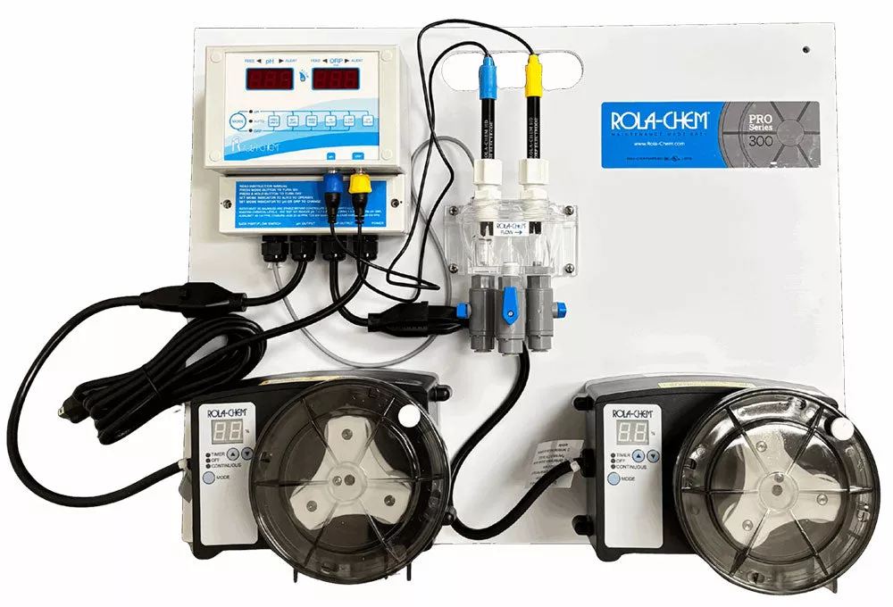 Digital pH/ORP Liquid Acid/Chlorine Controller With Two 77 GPD Peristaltic Pumps
