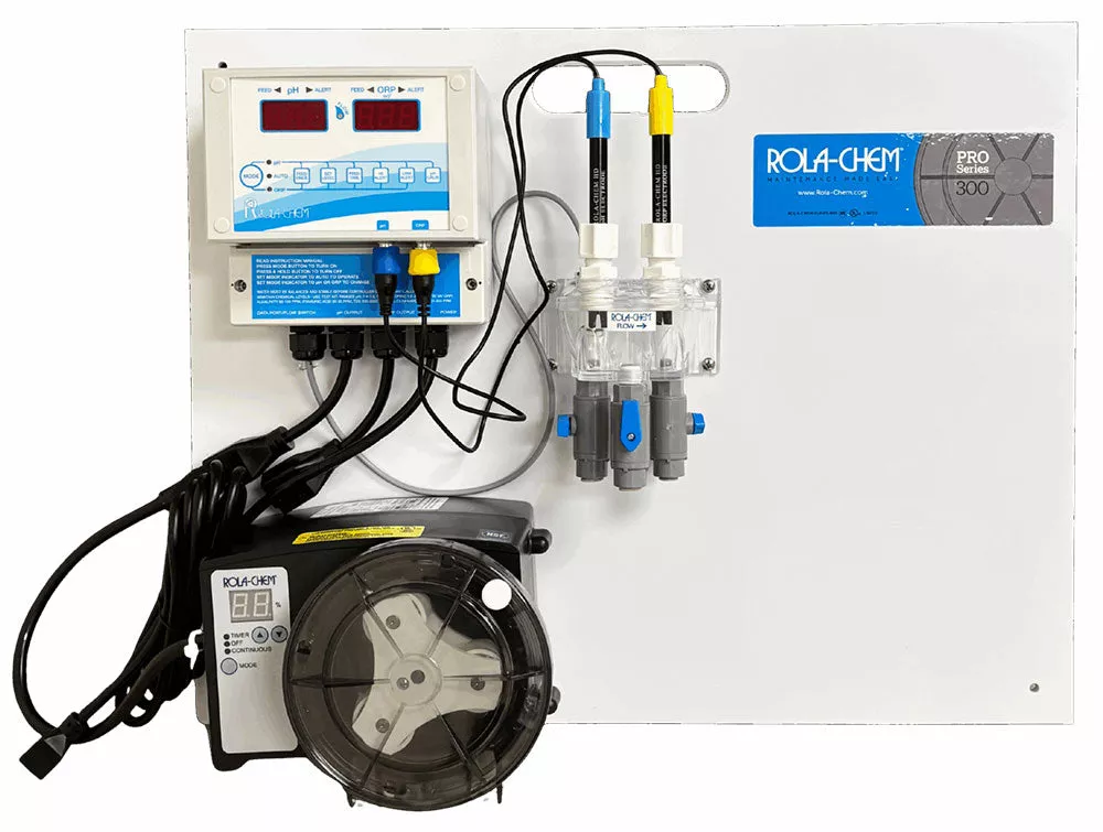 Digital pH/ORP Salt Generator Controller With One 12 GPD Peristaltic Pump