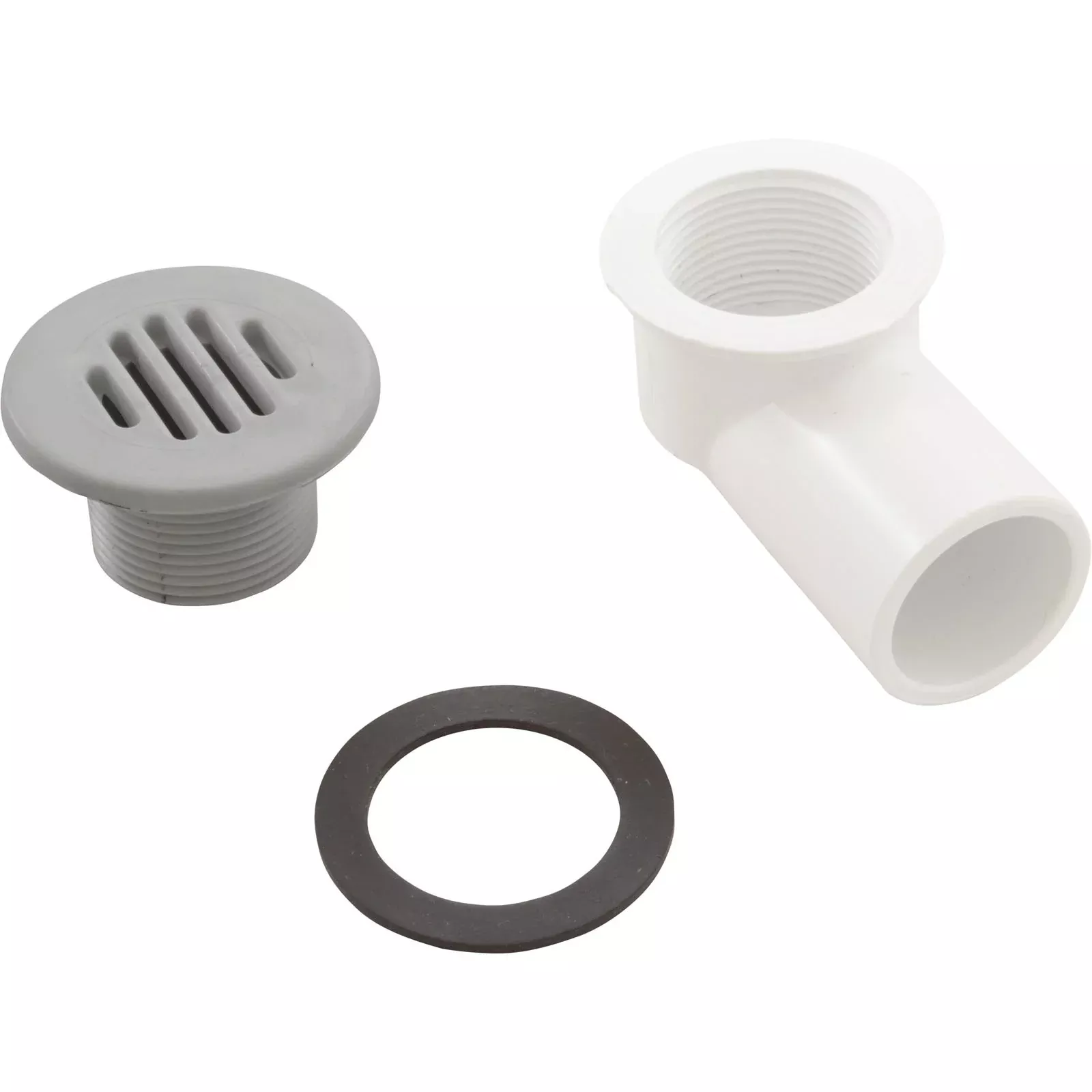 Drain Assy, Low Profile, 3/4"Socket/1"Spg., Gray : 640-0407