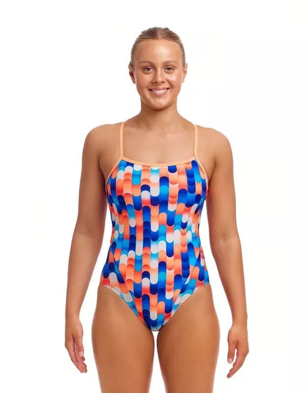 Funkita Tail End Single Strap Swimsuit – Multi