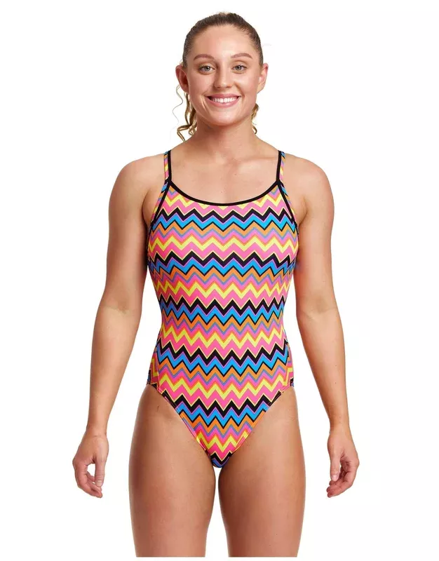 Funkita Ziggy Pop Diamond Back Swimsuit