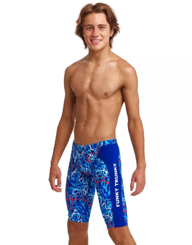 Funky Trunks Boys Mr Squiggle Swim Jammer