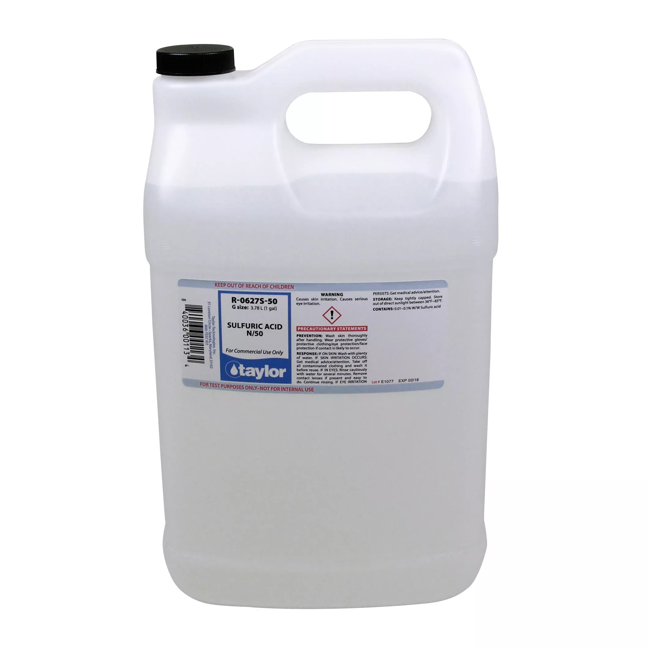 GAL SULFURIC ACID N/50