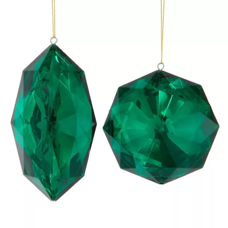 Green Jewel Diamond Ornament