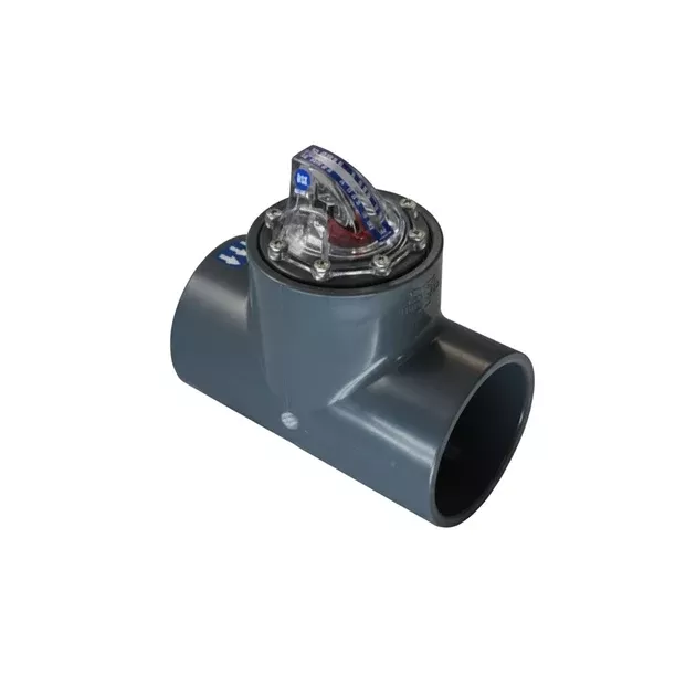 H2Flow FlowVis Flow Meter for 2" Sch 40 PVC Pipe | FV-2