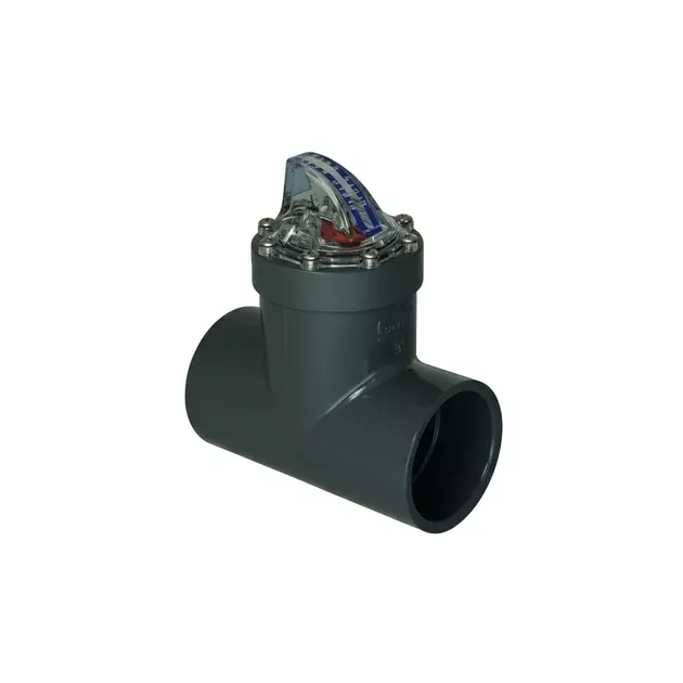 H2Flow FlowVis High Capacity Flow Meter for 3" Sch 80 PVC Pipe | FV-3