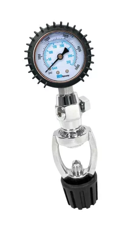 H2Odyssey Oil-Filled Pressure Checker Yoke PSI Check
