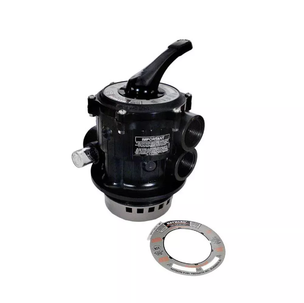 Hayward SP07122 VariFlo Top-Mount Control Value, Black