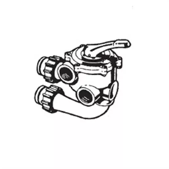 Hayward Vari-Flo Multi-port Valve Assembly for S200 Series Sand Filters – 1.5″