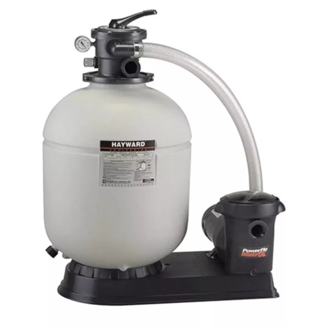 Hayward W3S210T93S Pro Series Top-Mount 21″ Sand Filter with 1.5HP Above-Ground Pool Pump