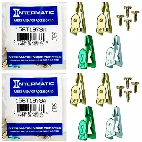 Intermatic 156T1978A Time Switch Tripper Kit - Genuine 2-Pack Trippers - Exclusive Compatibility with T100, T7000, WH40 Series Timers - Easy Setup for Precision Time Control