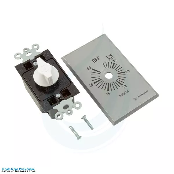 Intermatic DPST Spring Wound Timer [60 Min] [20A] (FF460M)