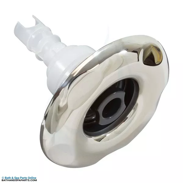 Jacuzzi/Sundance DVX Directional Jet Internal, 4-3/8" Face, Smooth Stainless/Graphite Gray (2540-433)