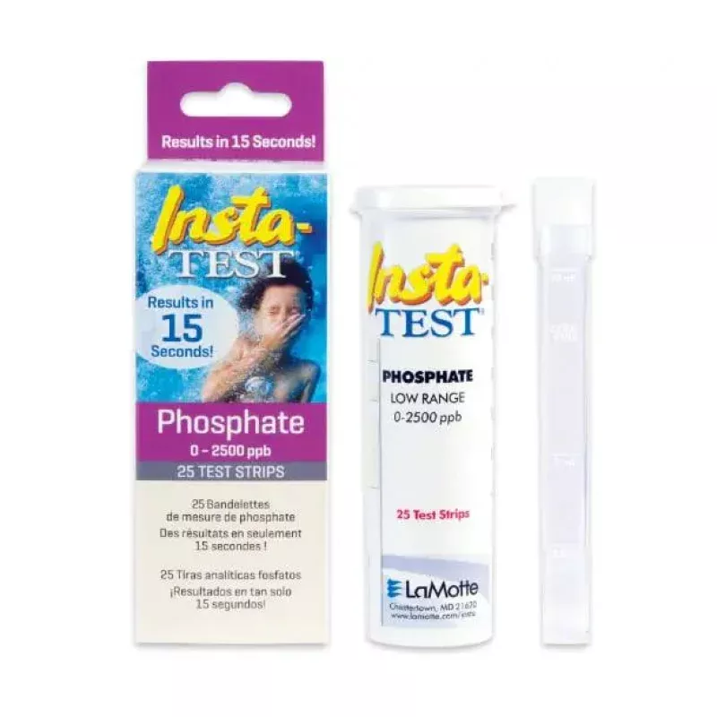 LaMotte Insta Test Low Range Phosphate Strips 0 To 2500 PPB