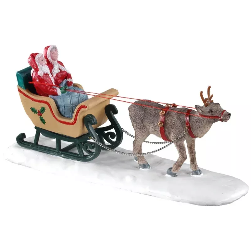 Lemax Santa’s Wonderland Table Accent: North Pole Sleigh Ride #03514