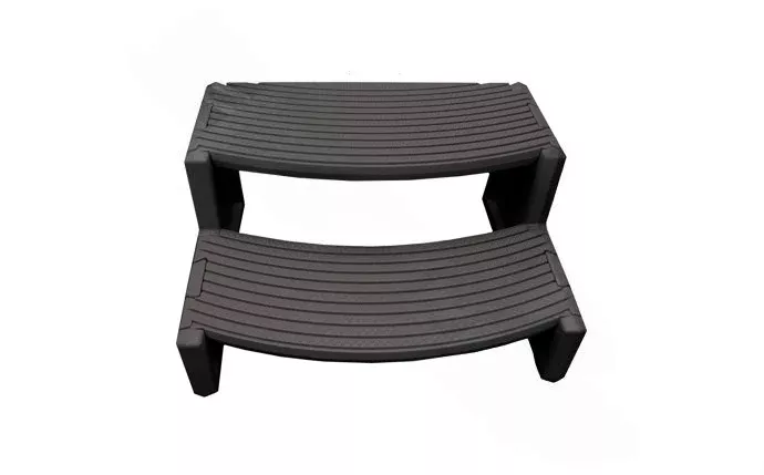 Life MSS060 19.7″ x 16″ Charcoal Gray Spa Step