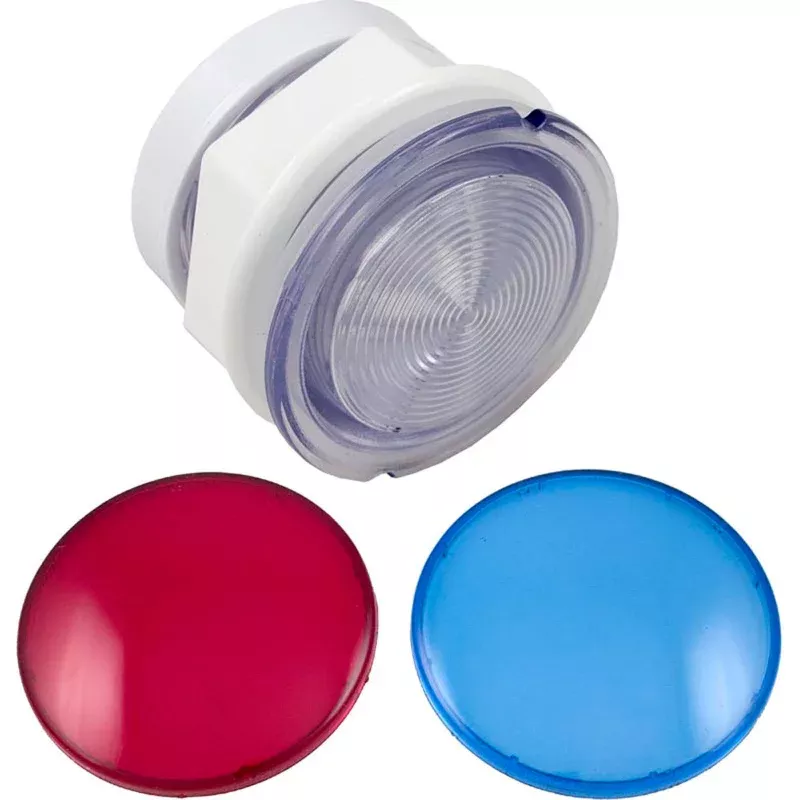 Light Wall Fitting, Waterway, 2-5/8″hs, w/Reflector