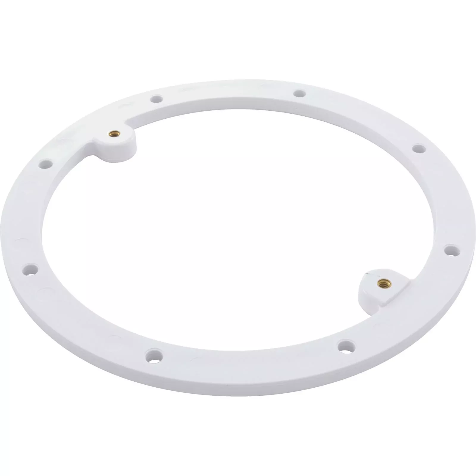 Main Drain Frame, Hayward, 7-3/4" Diameter, Round, White : WGX1048B
