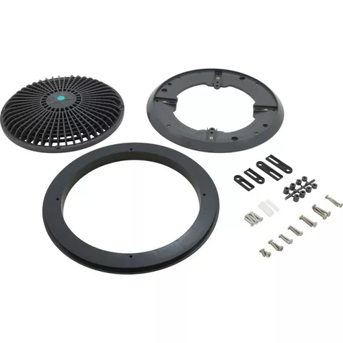 Main Drain Grate, Retro 10" Round, Universal, Dark Gray : A10RCFR105