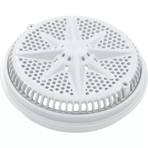 Main Drain GratePentairStarGuard8"72gpmWhiteLong Ring 500108