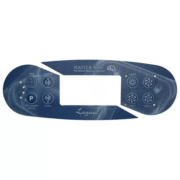 Master Spa ML700 8 Button Topside Overlay X509009