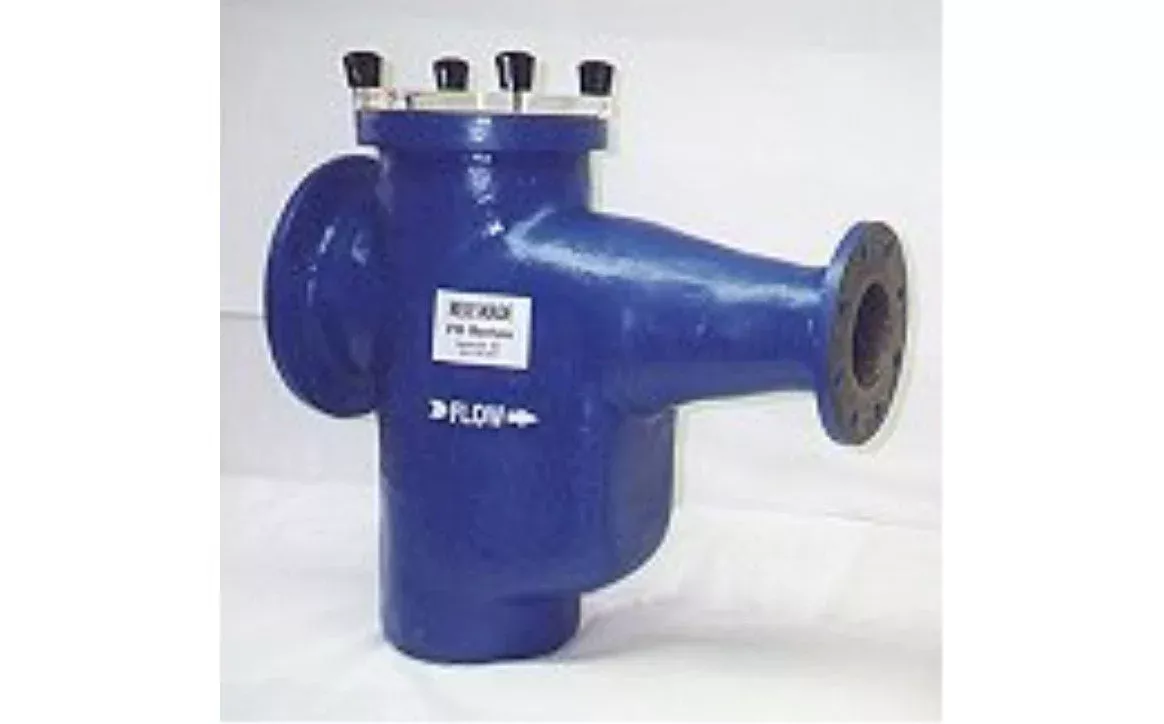 Mer-Made Filter 10X8ECCFO 10" x 8" FO Series Eccentric Reducing Strainer with Stainless Steel Basket