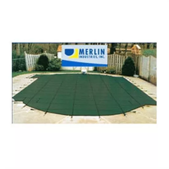Merlin DuraMesh 18′ X 36′ Rectangular Safety Cover With 4′ x 8′ Center Step