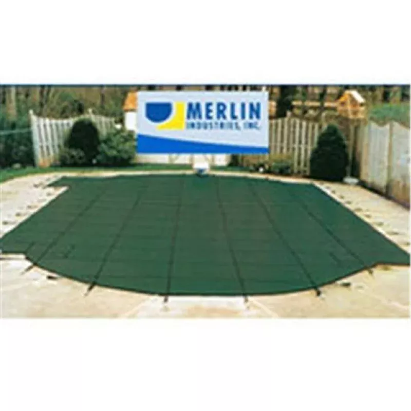 Merlin SmartMesh 20′ x 40′ Rectangular Safety Cover – Green